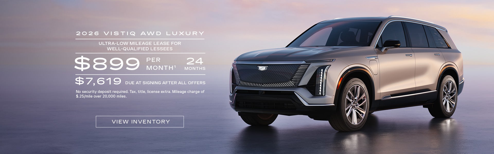 2026 VISTIQ AWD LUXURY. Ultra-low milege lease for well-qualified lessees. $899 per month 24 mont...